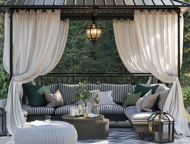 Коллекция Шторы для улицы